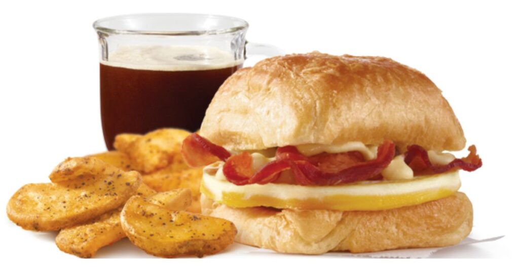 Wendy's Bacon Egg Swiss Croissant Combo