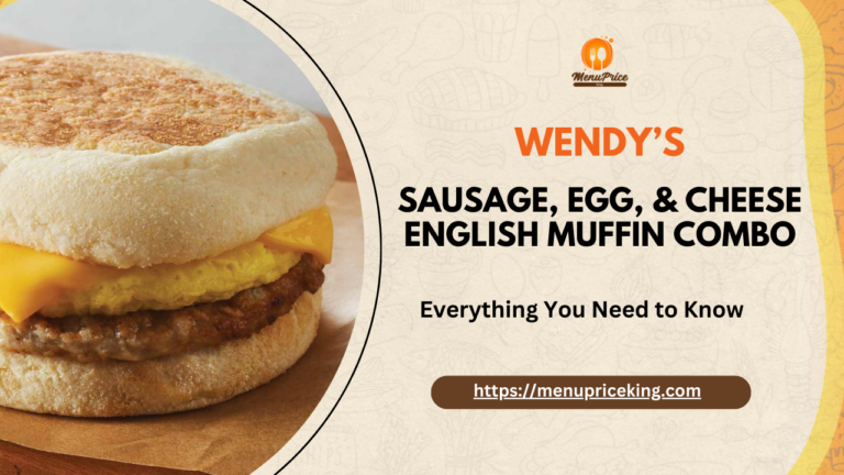 Sausage Egg Cheese English Muffin Combo