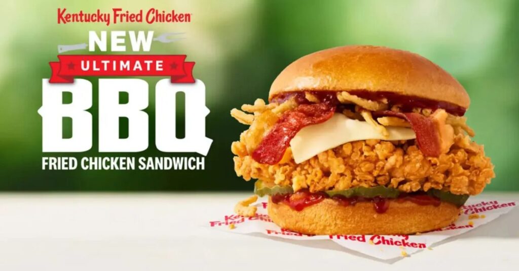 KFC Sandwich Menu