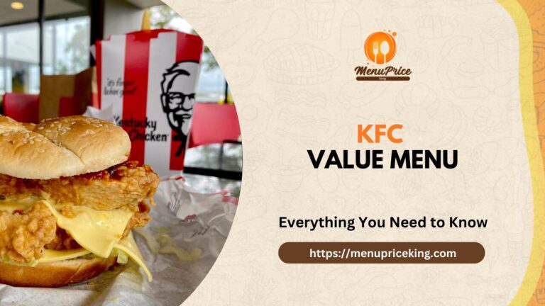 KFC Value Menu