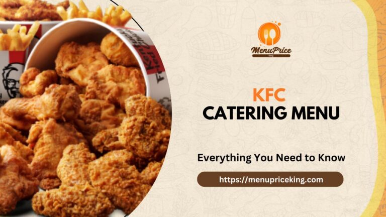 KFC Catering Menu