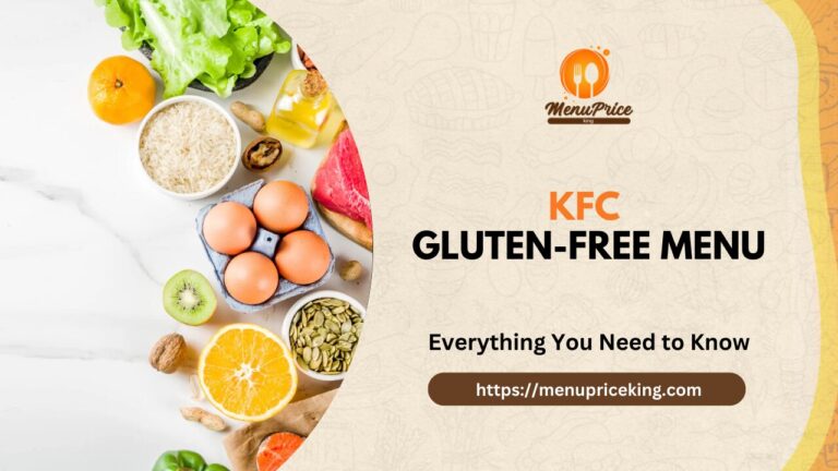 KFC Gluten-Free Menu