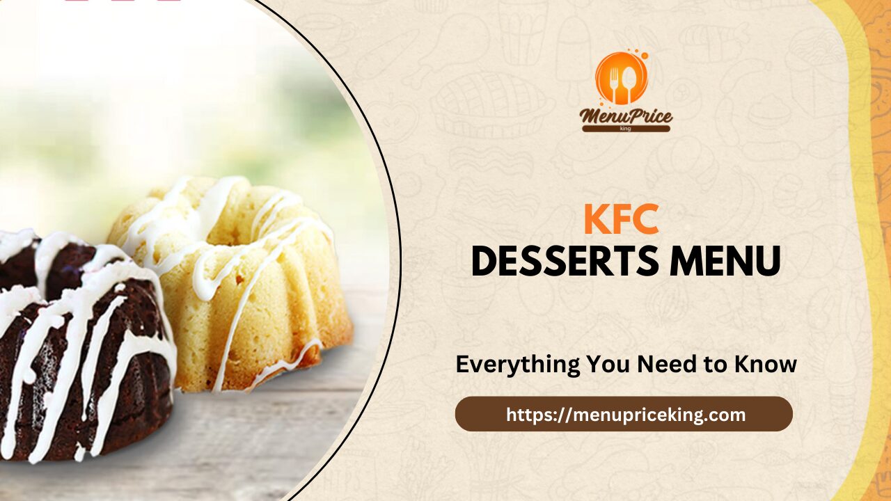 KFC Dessert Menu